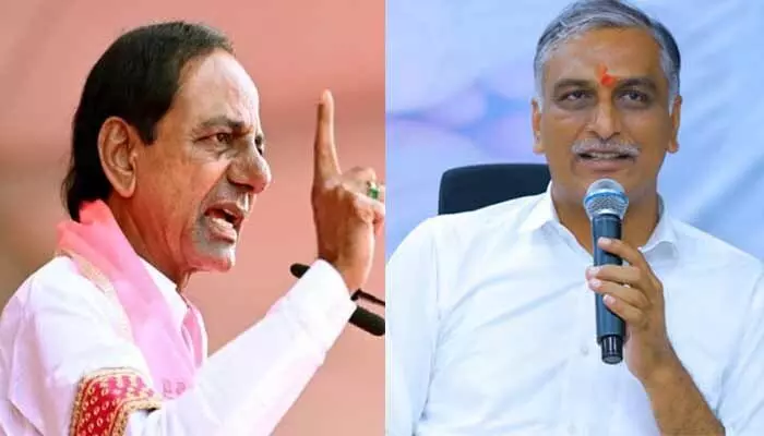 కేసీఆర్ సభ వేళ హుటాహుటీన ఢిల్లీకి హరీశ్ రావు కేసీఆర్ సభ వేళ హుటాహుటీన ఢిల్లీకి హరీశ్ రావు