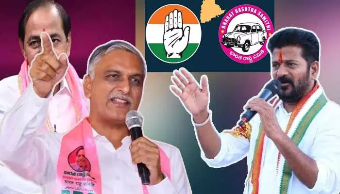 బీఆర్ఎస్లో వర్గపోరు!.. హరీశ్ రావు ఎపిసోడ్పై కాంగ్రెస్ ఎటాక్ బీఆర్ఎస్లో వర్గపోరు!.. హరీశ్ రావు ఎపిసోడ్పై కాంగ్రెస్ ఎటాక్