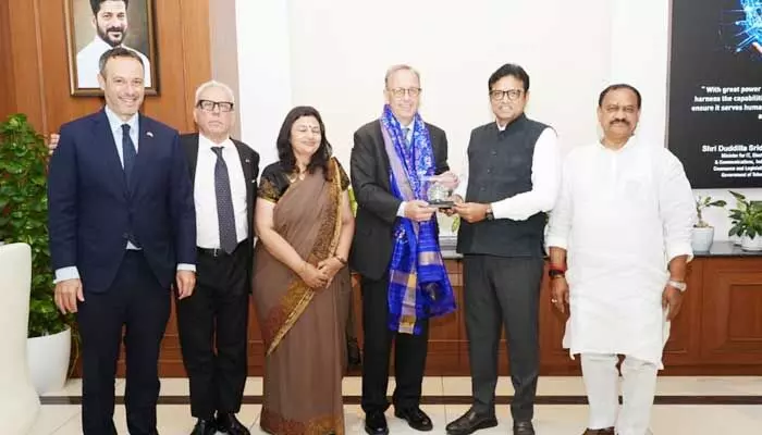 నార్వే కంపెనీలను ప్రోత్సహించండి: మంత్రి శ్రీధర్బాబు నార్వే కంపెనీలను ప్రోత్సహించండి: మంత్రి శ్రీధర్బాబు
