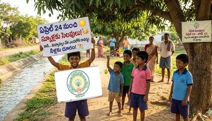 ఏప్రిల్ 24 నుంచి స్కూళ్లకు వేసవి సెలవులు..తల్లిదండ్రులకు ప్రభుత్వం కీలక అలర్ట్ ఏప్రిల్ 24 నుంచి స్కూళ్లకు వేసవి సెలవులు..తల్లిదండ్రులకు ప్రభుత్వం కీలక అలర్ట్