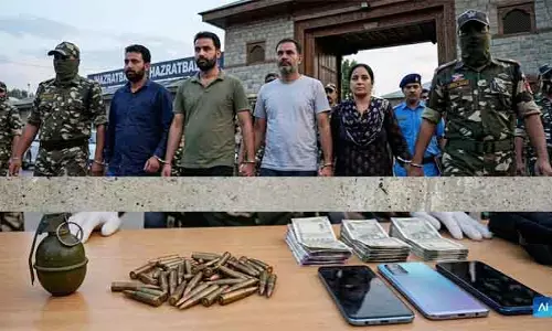హజరత్‌బల్‌లో ఉగ్ర నెట్‌వర్క్ గుట్టురట్టు: మహిళతో పాటు నలుగురు అరెస్ట్