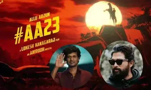 అల్లు అర్జున్-లోకేష్  ‘AA-23’పాన్ ఇండియా కాదు.. అంతకు మించి! స్టోరీ లీక్ చేసిన రైటర్!