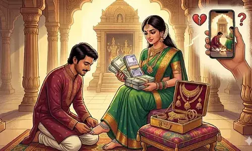 భార్య మోసాన్ని బయటపెట్టిన వాట్సప్ స్టేటస్.. భర్త ఫ్రెండ్‌తోనే ఆలయంలో అలా..