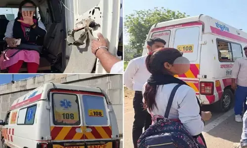 ఎమర్జెన్సీ వాహనంలో రొమాన్స్! అంబులెన్స్‌ను ఓయో రూమ్‌గా మార్చేసిన యువత.. వీడియో వైరల్!
