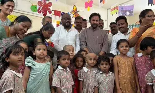 పిల్ల‌ల‌కు చిన్న‌త‌నం నుంచే స‌మాజం పై అవ‌గాహ‌న క‌ల్పించాలి :  కేంద్ర మంత్రి కిషన్ రెడ్డి