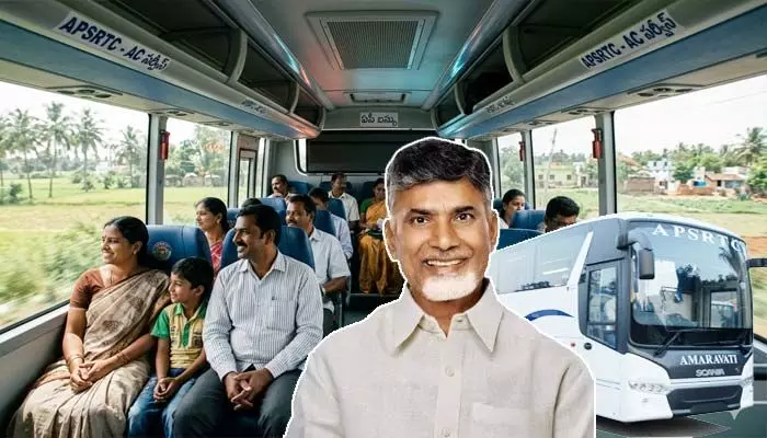 రాష్ట్ర ప్రజలకు తీపికబురు.. ఆర్టీసీలో ఇక అన్నీ ఏసీ బస్సులే! రాష్ట్ర ప్రజలకు తీపికబురు.. ఆర్టీసీలో ఇక అన్నీ ఏసీ బస్సులే!