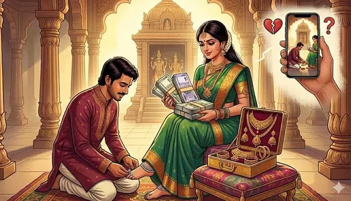 భార్య మోసాన్ని బయటపెట్టిన వాట్సప్ స్టేటస్.. భర్త ఫ్రెండ్తోనే ఆలయంలో అలా.. భార్య మోసాన్ని బయటపెట్టిన వాట్సప్ స్టేటస్.. భర్త ఫ్రెండ్తోనే ఆలయంలో అలా..