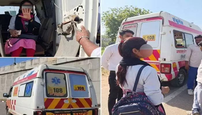 ఎమర్జెన్సీ వాహనంలో రొమాన్స్! అంబులెన్స్ను ఓయో రూమ్గా మార్చేసిన యువత.. వీడియో వైరల్! ఎమర్జెన్సీ వాహనంలో రొమాన్స్! అంబులెన్స్ను ఓయో రూమ్గా మార్చేసిన యువత.. వీడియో వైరల్!