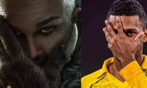 అల్లు అర్జున్ పోస్ట‌ర్‌ కాపీ చేసిన CSK బౌలర్