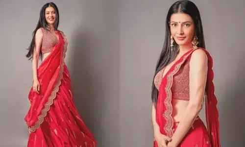 ట్రెడిషనల్ లుక్‌లో తళుక్కుమన్న శృతి హాసన్.