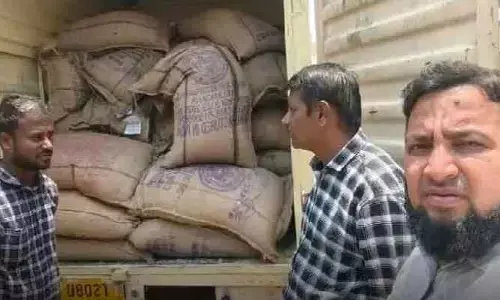 రేషన్ బియ్యం పట్టివేత...