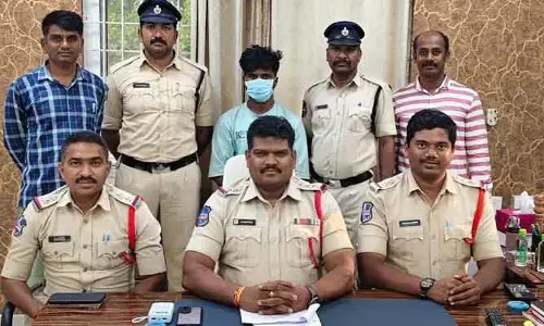 కాపర్ బండళ్ల దొంగతనం కేసు ఛేదన.. ఒకరు అరెస్ట్