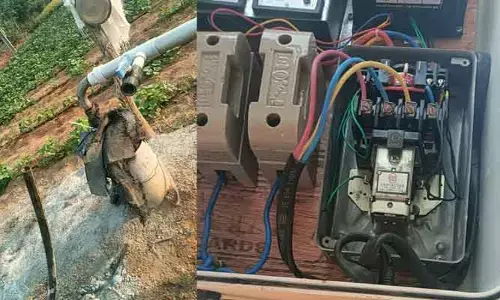వ్యవసాయ మోటర్ల కేబుల్‌ వైర్‌ చోరీ..