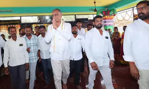 ​‘కేసీఆర్ లేకపోతే తెలంగాణే లేదు’: మాజీ మంత్రి హరీశ్ రావు