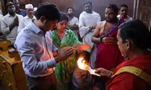 కొత్త కలెక్టర్ ఫస్ట్ టూర్ @ బాసర