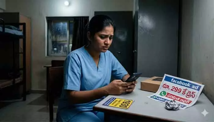 నర్సు కొంప ముంచిన రూ.299.. ఏం జరుగుతుందో తెలుసుకునే లోపే.. నర్సు కొంప ముంచిన రూ.299.. ఏం జరుగుతుందో తెలుసుకునే లోపే..