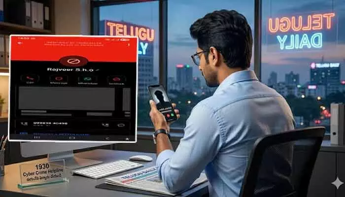 HYD: సీనియర్ జర్నలిస్టుకు డిజిటల్ అరెస్టు బెదిరింపులు.. తిరగబడటంతో తోకముడిచిన స్కామర్లు HYD: సీనియర్ జర్నలిస్టుకు డిజిటల్ అరెస్టు బెదిరింపులు.. తిరగబడటంతో తోకముడిచిన స్కామర్లు