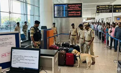 మరోసారి శంషాబాద్ ఎయిర్‌పోర్టుకు బాంబు బెదిరింపులు