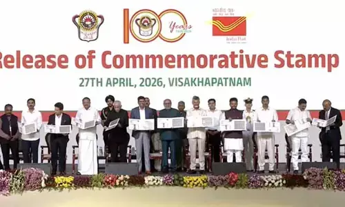 అట్టహాసంగా AU శతాబ్ది ఉత్సవాలు ప్రారంభం.. ప్రత్యేక పోస్టల్ స్టాంప్ ఆవిష్కరణ