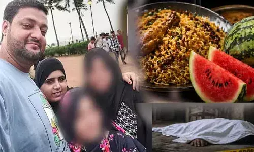 తీరని విషాదం..  పుచ్చకాయ తిని కుటుంబంలోని నలుగురి మృతి!