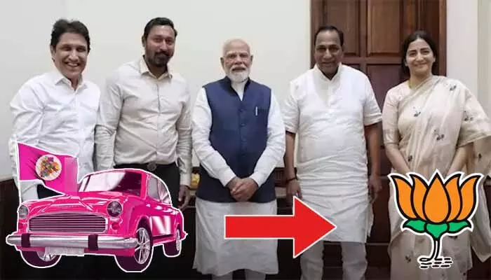 బీజేపీ గుప్పిట్లోకి మల్లారెడ్డి ఫ్యామిలీ..? ఐదు సీట్లు కావాలంటూ మంతనాలు బీజేపీ గుప్పిట్లోకి మల్లారెడ్డి ఫ్యామిలీ..? ఐదు సీట్లు కావాలంటూ మంతనాలు