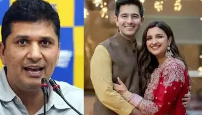 Saurabh Bhardwaj: మిస్టర్ చద్దా.. ఆప్ వల్లే నీకు పెళ్లయింది ! Saurabh Bhardwaj: మిస్టర్ చద్దా.. ఆప్ వల్లే నీకు పెళ్లయింది !
