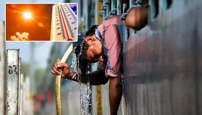 నిప్పుల కొలిమిలా రాష్ట్రం.. తొలిసారి 46 డిగ్రీలు: ఒక్కరోజే నలుగురు మృతి నిప్పుల కొలిమిలా రాష్ట్రం.. తొలిసారి 46 డిగ్రీలు: ఒక్కరోజే నలుగురు మృతి