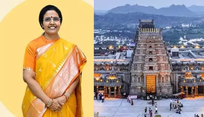 యాదాద్రిలో నారా భువనేశ్వరి ప్రత్యేక పూజలు యాదాద్రిలో నారా భువనేశ్వరి ప్రత్యేక పూజలు