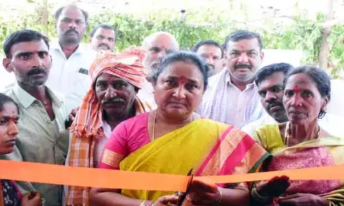 పేద‌ల సొంతింటి క‌ల‌ను సాకారం చేయ‌డ‌మే ప్ర‌భుత్వ ల‌క్ష్యం :  టీజీఐఐసీ చైర్మ‌న్ నిర్మ‌ల జ‌గ్గారెడ్డి