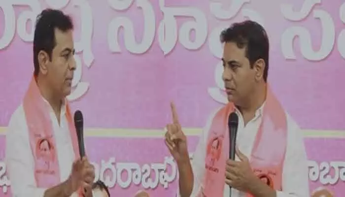 నాయకుల అనైక్యత వల్లనే ఆమనగల్ లో ఓడిపోయాం : కేటీఆర్ నాయకుల అనైక్యత వల్లనే ఆమనగల్ లో ఓడిపోయాం : కేటీఆర్