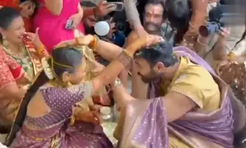 ఓ ఇంటివాడైన బెల్లంకొండ శ్రీనివాస్.. తిరుమలలో వైభవంగా వివాహం