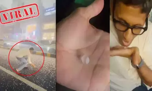 VIRAL: బెంగళూరులో జోరుగా వడగళ్ల వాన.. చిన్నపిల్లాడిలా మారిన మాజీ క్రికెటర్