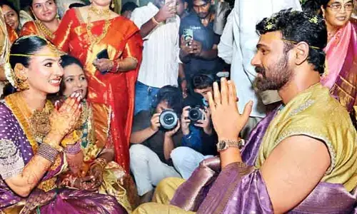 అప్పుడే భార్య ముందు ఓడిపోయిన సాయి శ్రీనివాస్ బెల్లంకొండ.. నెట్టింట క్యూట్ వీడియో వైరల్