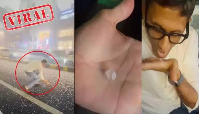 VIRAL: బెంగళూరులో జోరుగా వడగళ్ల వాన.. చిన్నపిల్లాడిలా మారిన మాజీ క్రికెటర్ VIRAL: బెంగళూరులో జోరుగా వడగళ్ల వాన.. చిన్నపిల్లాడిలా మారిన మాజీ క్రికెటర్