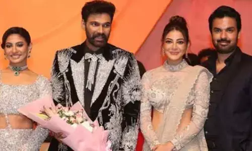 బెల్లంకొండ రిసెప్షన్.. స్పెషల్ అట్రాక్షన్‌గా కాజల్