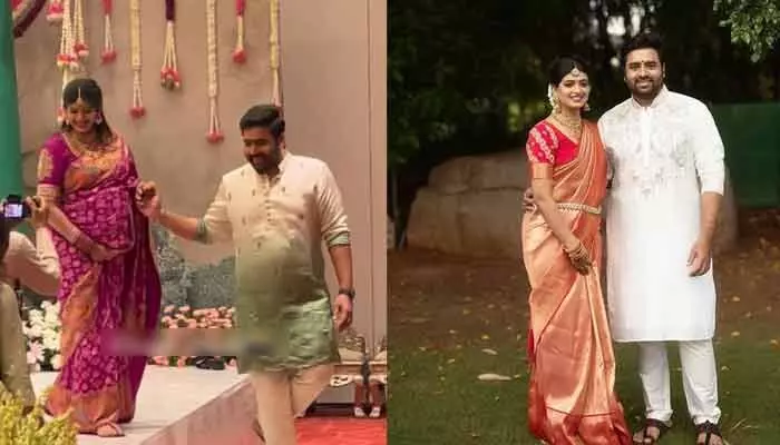 నారా కుటుంబంలోకి కొత్త అతిథి.. వైరల్గా మారిన సిరి బేబీ బంప్ వీడియోలు నారా కుటుంబంలోకి కొత్త అతిథి.. వైరల్గా మారిన సిరి బేబీ బంప్ వీడియోలు