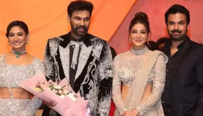 బెల్లంకొండ రిసెప్షన్.. స్పెషల్ అట్రాక్షన్గా కాజల్ బెల్లంకొండ రిసెప్షన్.. స్పెషల్ అట్రాక్షన్గా కాజల్