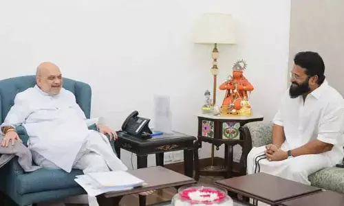 కేంద్ర హోంమంత్రి అమిత్ షా ను కలిసిన రిషబ్ శెట్టి.. ఏం చర్చించారంటే..