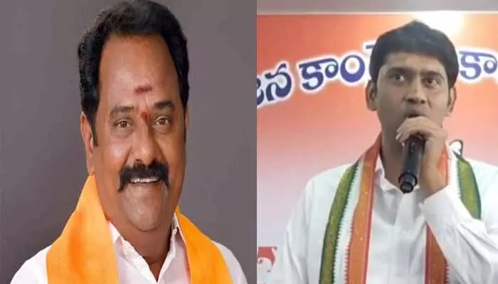 కామారెడ్డిలో పొలిటికల్ హీట్.. ఎమ్మెల్యే రమణారెడ్డికి కోర్టు నోటీసులు కామారెడ్డిలో పొలిటికల్ హీట్.. ఎమ్మెల్యే రమణారెడ్డికి కోర్టు నోటీసులు