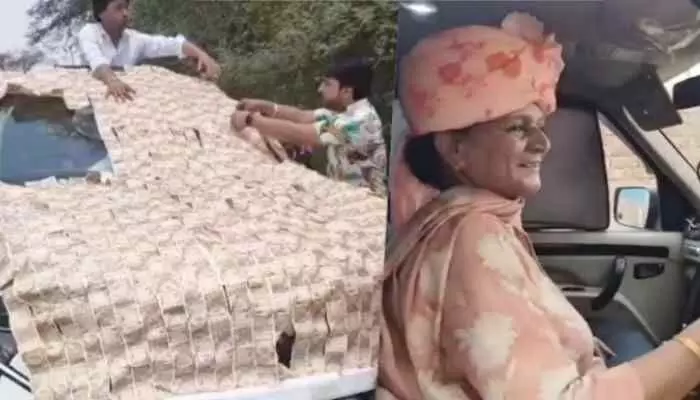 అమ్మ రిటైర్మెంట్.. కొడుకు సర్ప్రైజ్ గిఫ్ట్, ఏకంగా నోట్ల కారుతో ! అమ్మ రిటైర్మెంట్.. కొడుకు సర్ప్రైజ్ గిఫ్ట్, ఏకంగా నోట్ల కారుతో !
