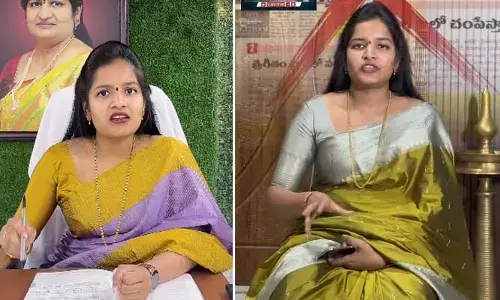 జర్నలిస్టుతో కాళ్లు పట్టించుకున్న ఘటన.. స్పందించిన గీతం కాలేజీ యజమాని మనీషా