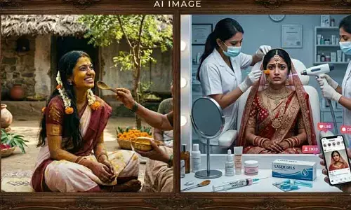 బ్రైడల్ మేకోవర్.. కుందనపు బొమ్మ.. కృత్రిమంగా మారాలా?