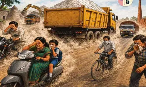 పెద్దేముల్‌లో టిప్పర్ల యమవేగం.. ప్రాణాలు గుప్పిట్లో పెట్టుకుని జనం ప్రయాణం!