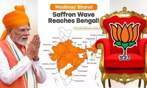 భారత్ ‘మోడీ’మయం.. బీజేపీ స్పెషల్ మ్యాప్ రిలీజ్