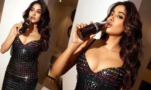 మద్యం అలవాటు అని నెట్టింట ట్రోల్స్.. సందర్భాన్ని పట్టించుకోరా అంటూ జాన్వీకపూర్ ఫైర్