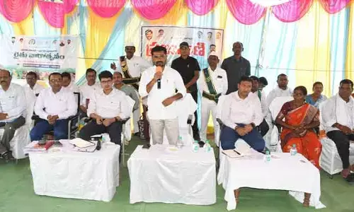 ప్రజా సంక్షేమమే లక్ష్యం : ఎమ్మెల్యే వెడ్మ బొజ్జు