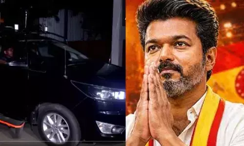 విజయ్ ఇంటి వద్దకు పోలీస్ కాన్వాయ్..