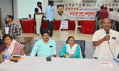 ప్రతి మూడు నెలలకు ఒకసారి జాబ్ మేళా నిర్వహిస్తాం