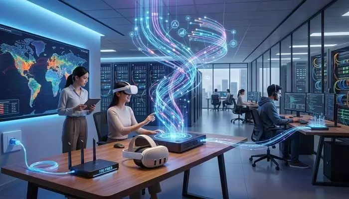Technology : 10G ఫైబర్ బ్రాడ్బ్యాండ్.. నెక్స్ట్ జనరేషన్ స్పీడ్ అదేనా? Technology : 10G ఫైబర్ బ్రాడ్బ్యాండ్.. నెక్స్ట్ జనరేషన్ స్పీడ్ అదేనా?