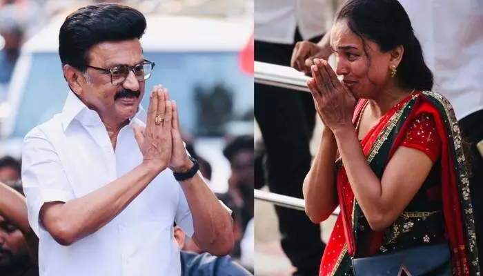 ఓడిన నియోజకవర్గంలో స్టాలిన్ రోడ్ షో.. గుండె పగిలేలా ఏడ్చేసిన అభిమానులు ఓడిన నియోజకవర్గంలో స్టాలిన్ రోడ్ షో.. గుండె పగిలేలా ఏడ్చేసిన అభిమానులు